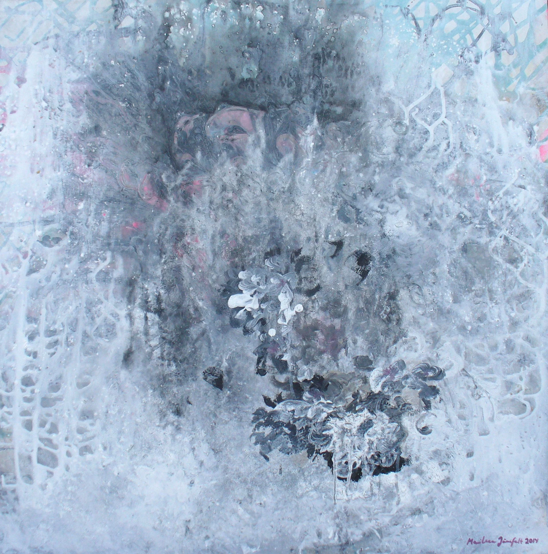 Plants that cannot bloom by day must flower in the night, 2014 (100x100 cm).jpg
