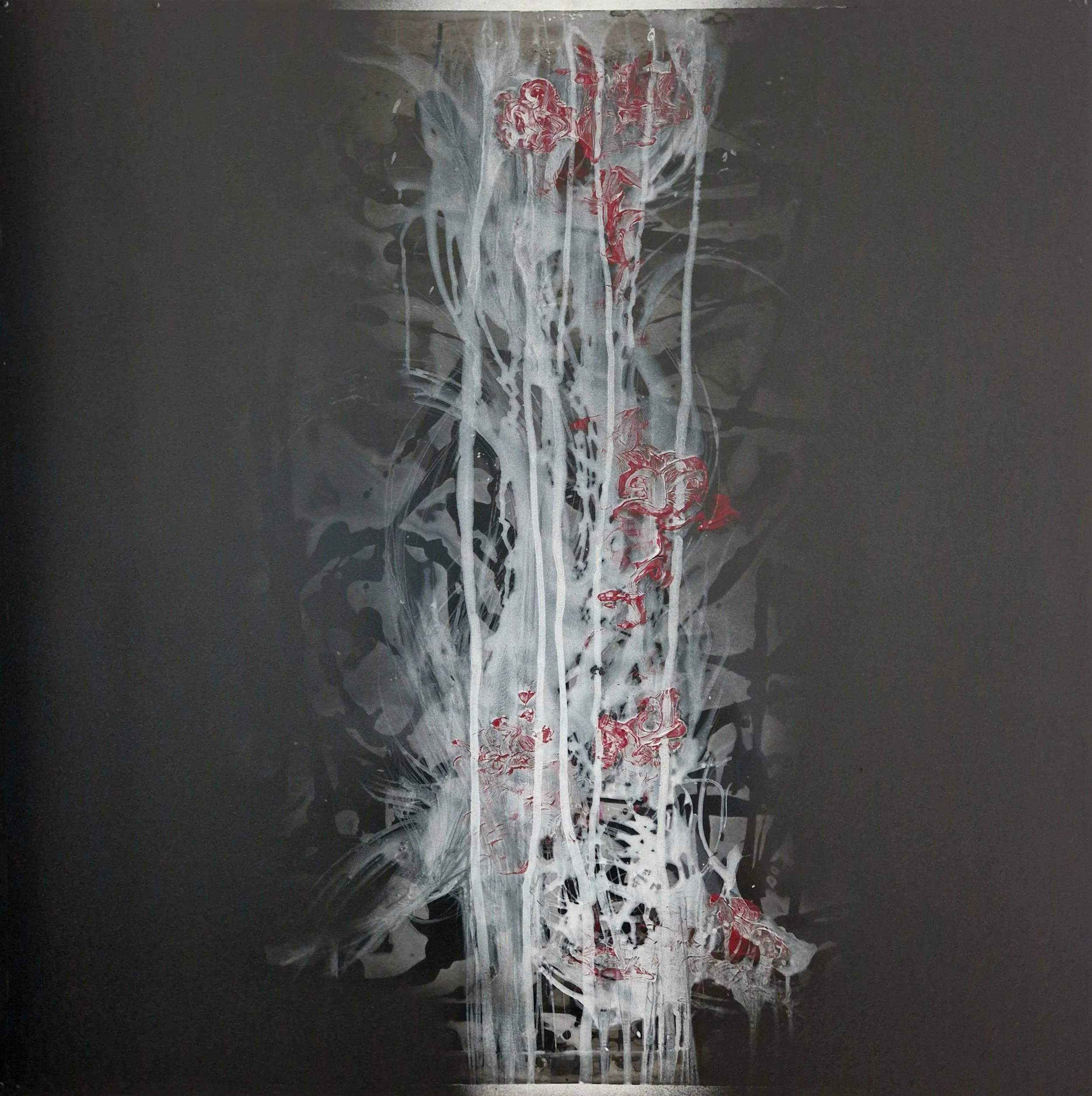 The path yet not taken, with dreams to unfold, 2024, 100x100cm, acrylic on acrylic board.jpg