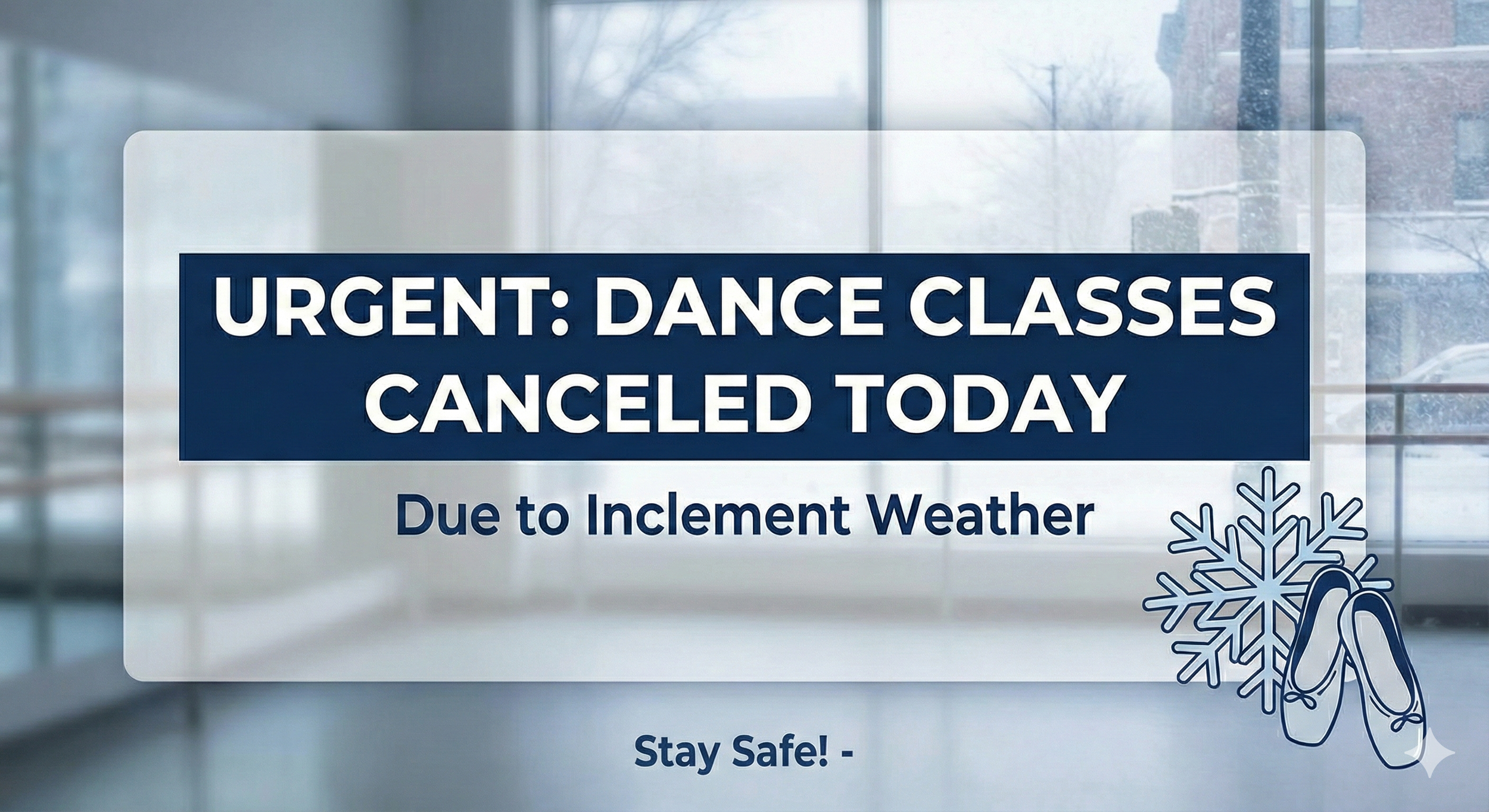IMPORTANT: Classes canceled after 8PM tonight - Dec 10th