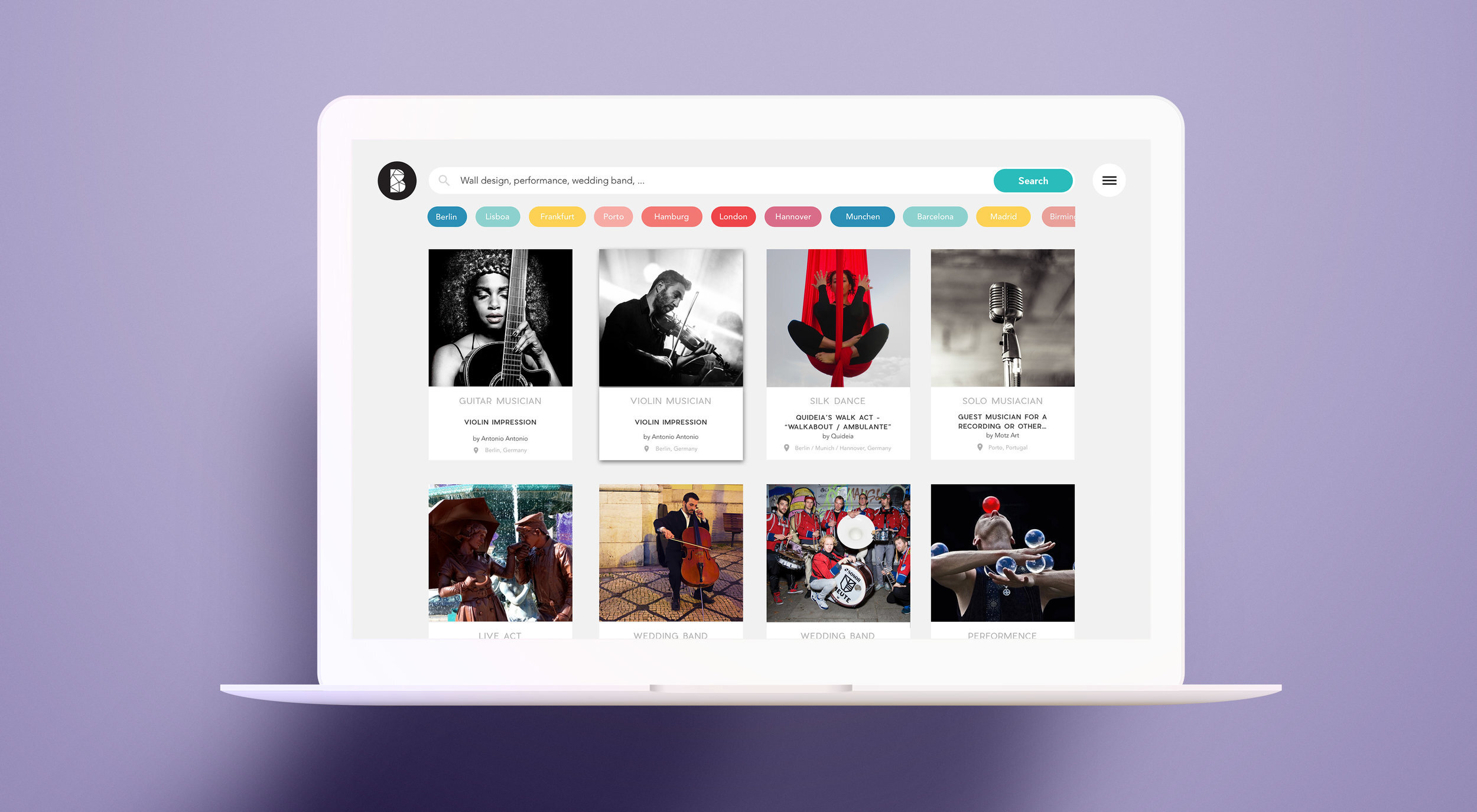 New search - desktop | Inquiry modal - mobile