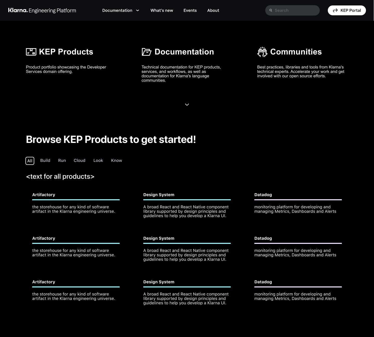 KEP.Docs Homepage