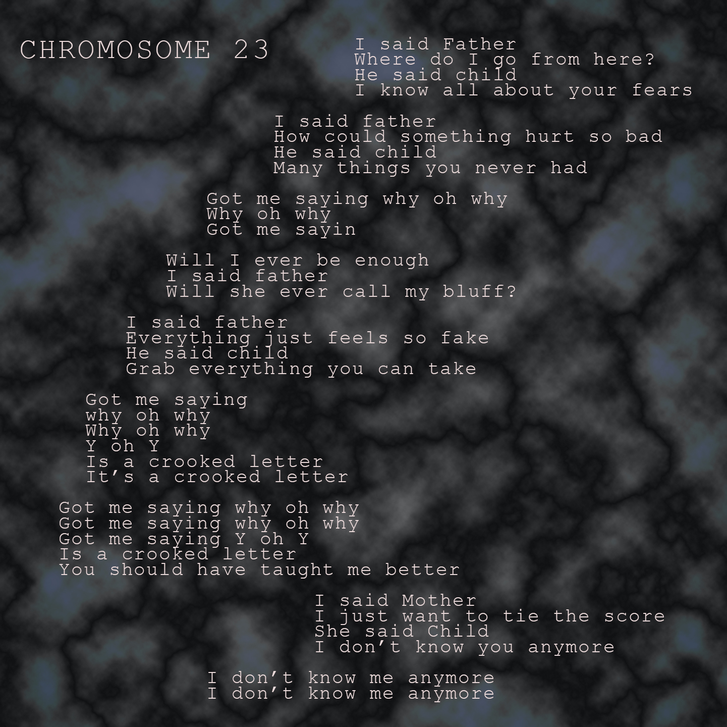 Chromosome 23 lyrics.jpg