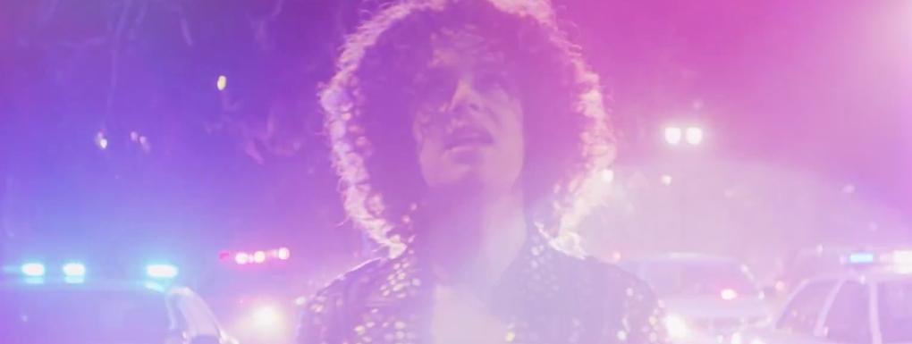 Still from the Electric Blue music video