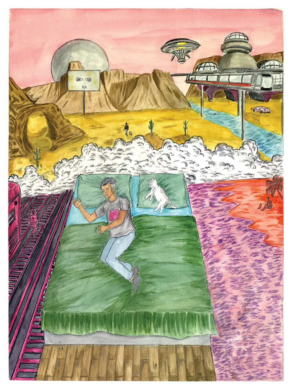 Between the Flick of the Light and the Start of the Dream