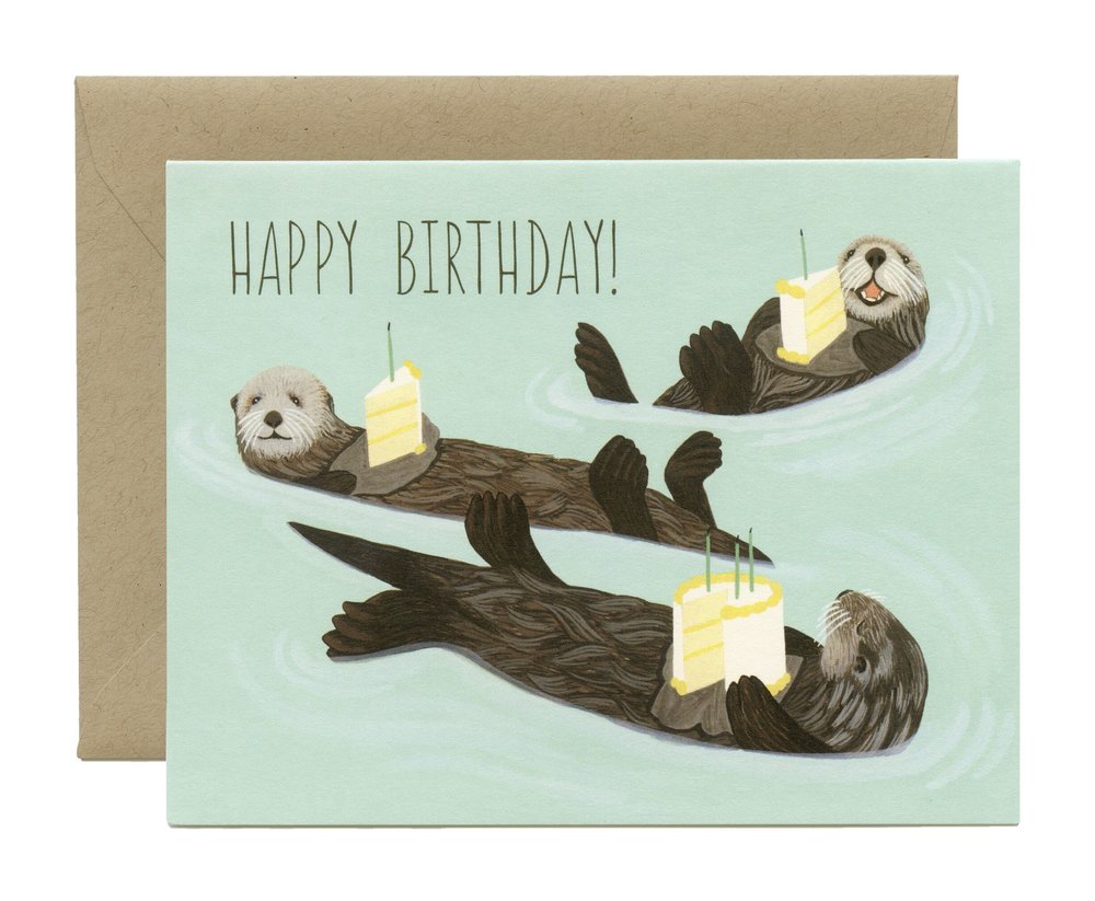 HAPPY BIRTHDAY Otters — NATURE WALK