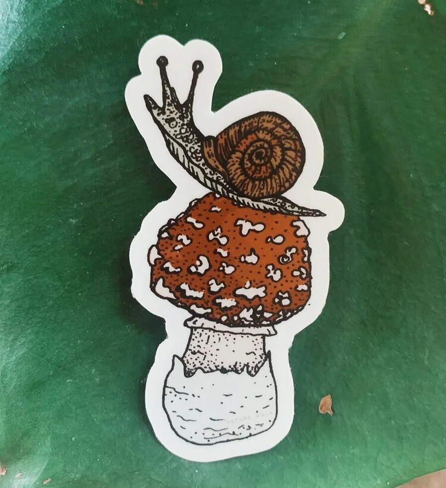 Waterproof Stickers to slap on all your favorite bottles, boxes, &amp; notebooks! 💦 Sticker shipping starts at two bucks 🐌