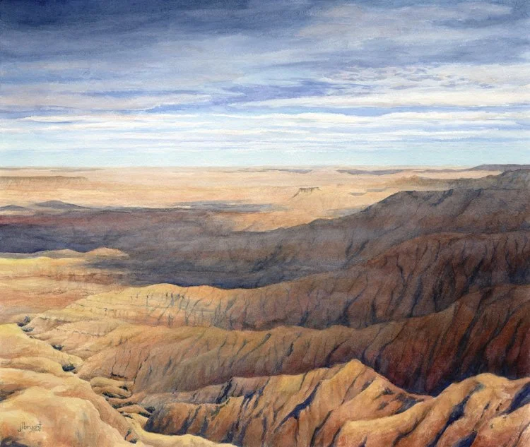 Stronghold View from Red Shirt Table, Badlands National Park