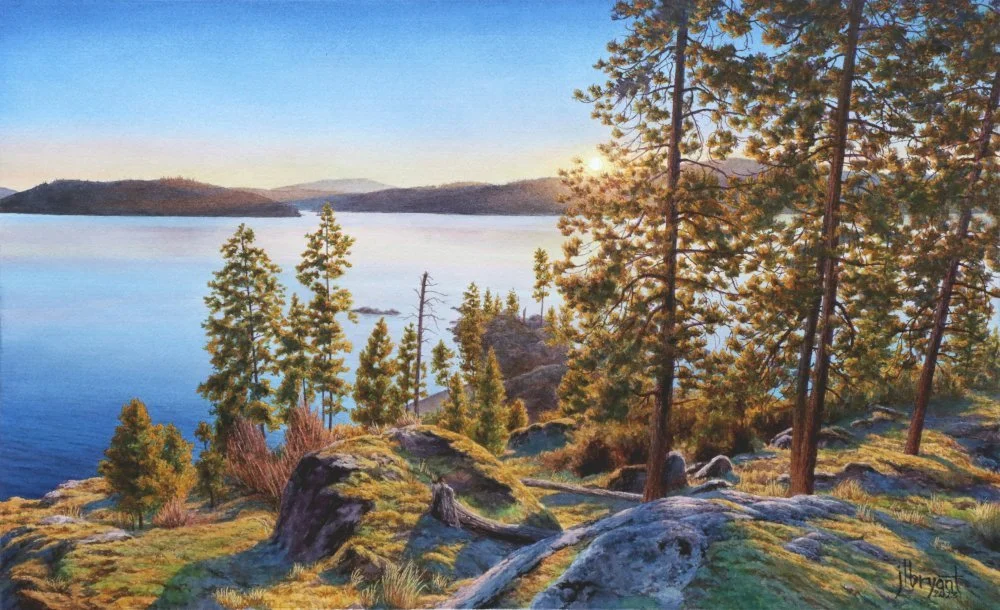 Tubbs Hill: Sunset Over Corbin Point