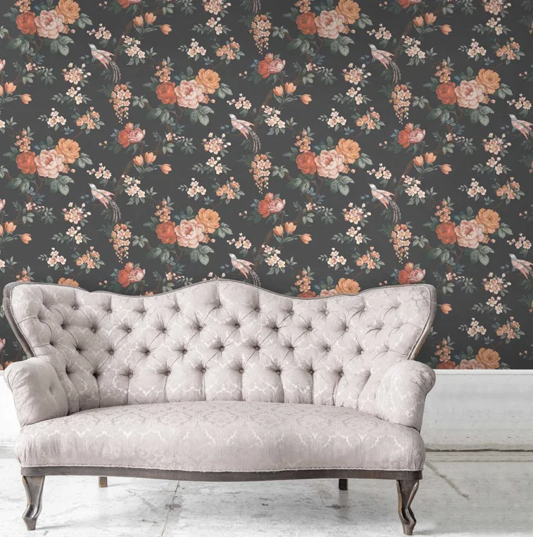 Dawn Chorus - the design was based on some old vintage fabric stored in an old suitcase.