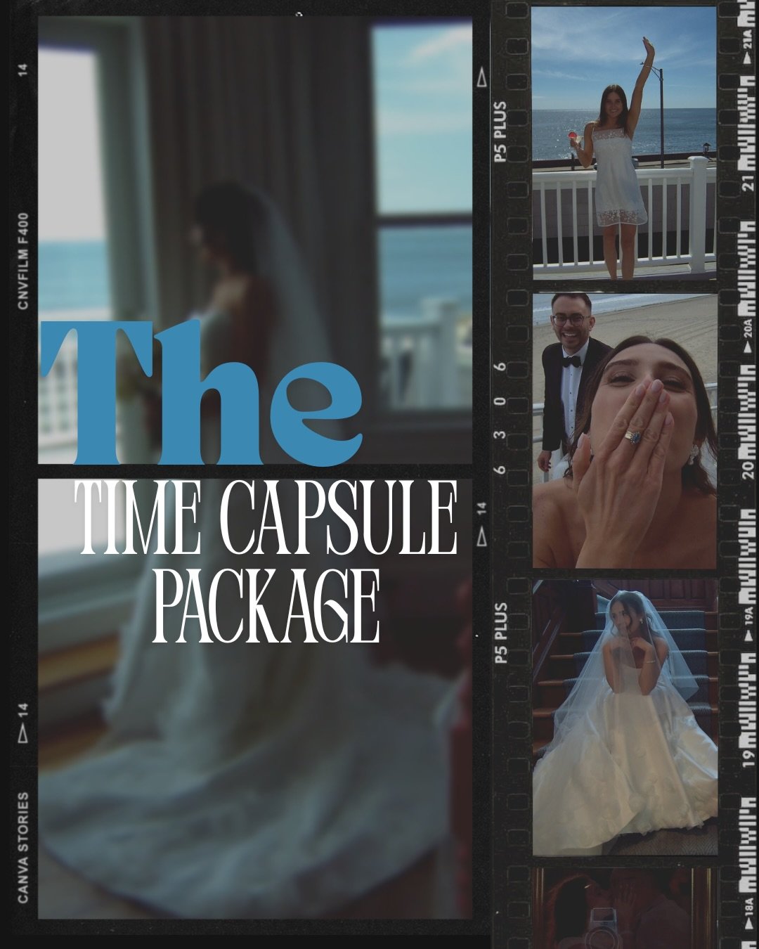 Your wedding deserves to be remembered beautifully, but that doesn&rsquo;t have to mean spending $4,000+ on a videographer.

Our Time Capsule Package gives you a professionally edited wedding film, custom QR upload signage download, a CampSnap camera