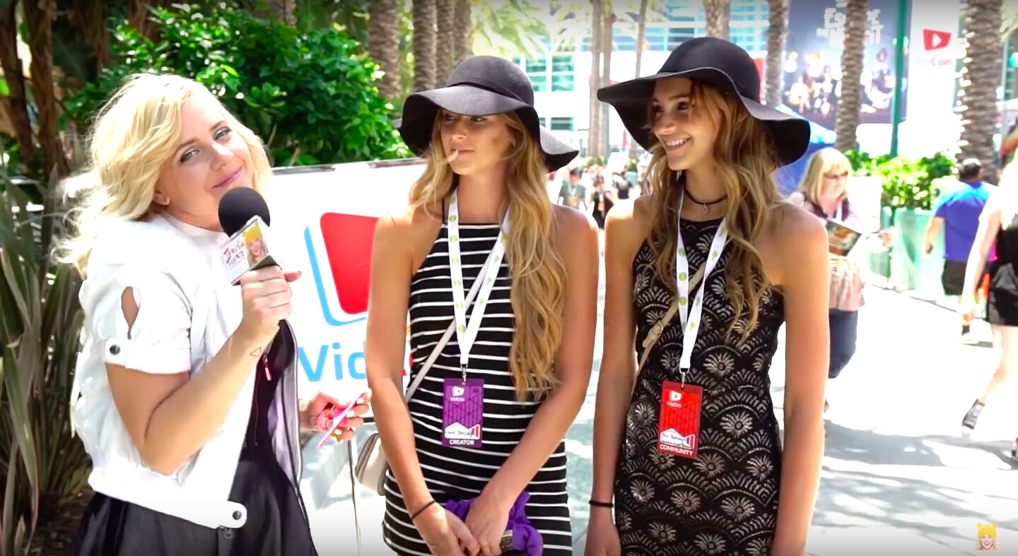  Tinsel hit the VidCon red carpet. And the carpet hit back.  