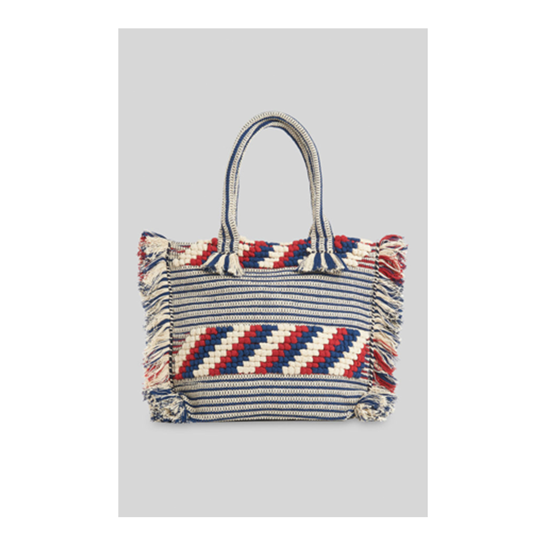 Woven fringe tote by Whistles £55