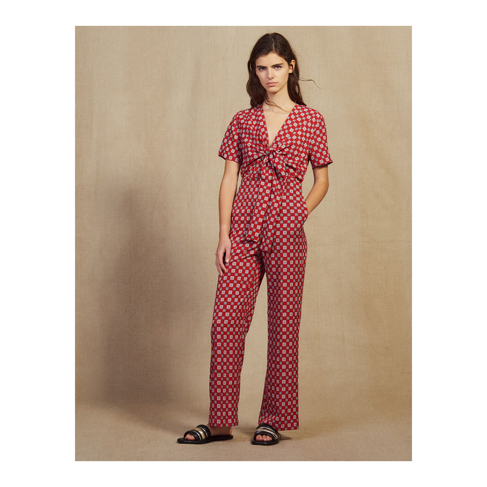 Printed flowing jumpsuit by Sandro £130