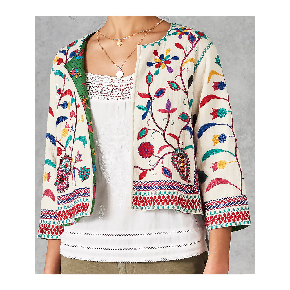 Cotton embroidered jacket by Star Mela £96