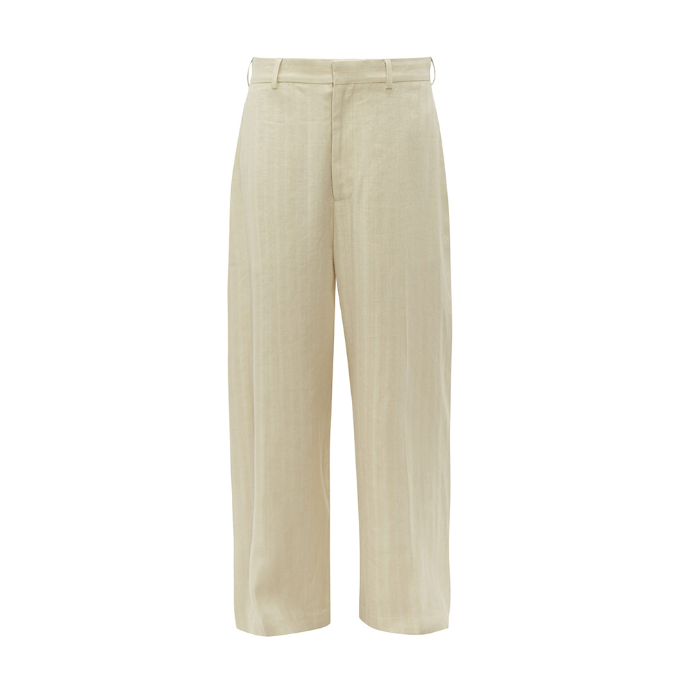 Wide leg linen-blend trousers by Raey at Matches Fashion £245 