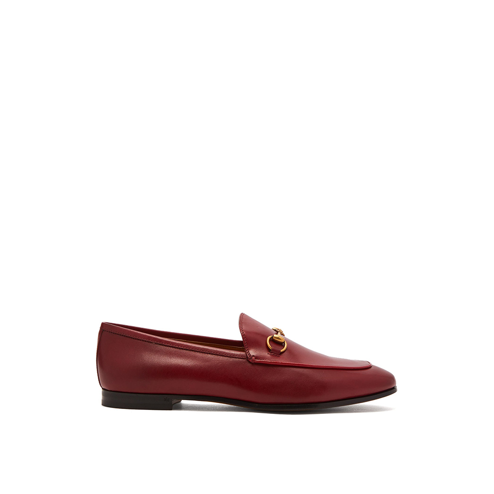 Leather loafers by Gucci at Matches Fashion £540 