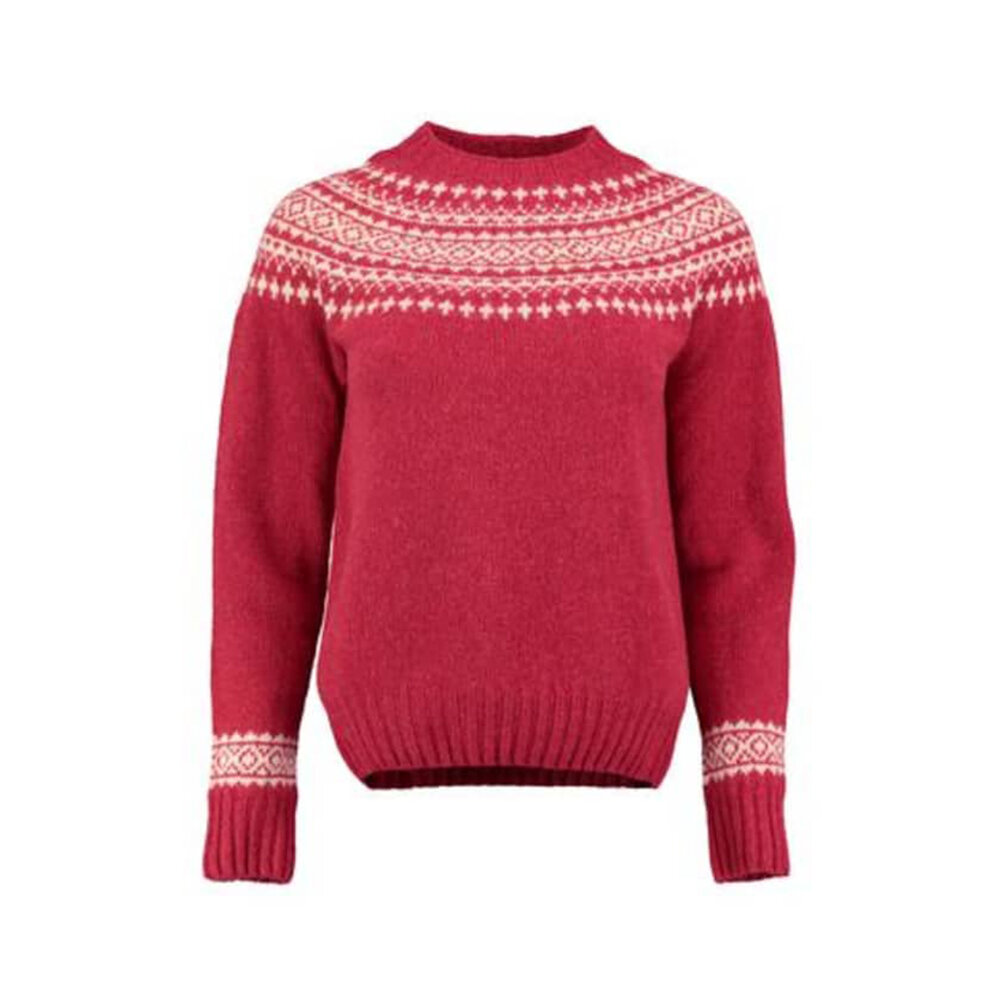 Red lambswool jumper by Trouva £168