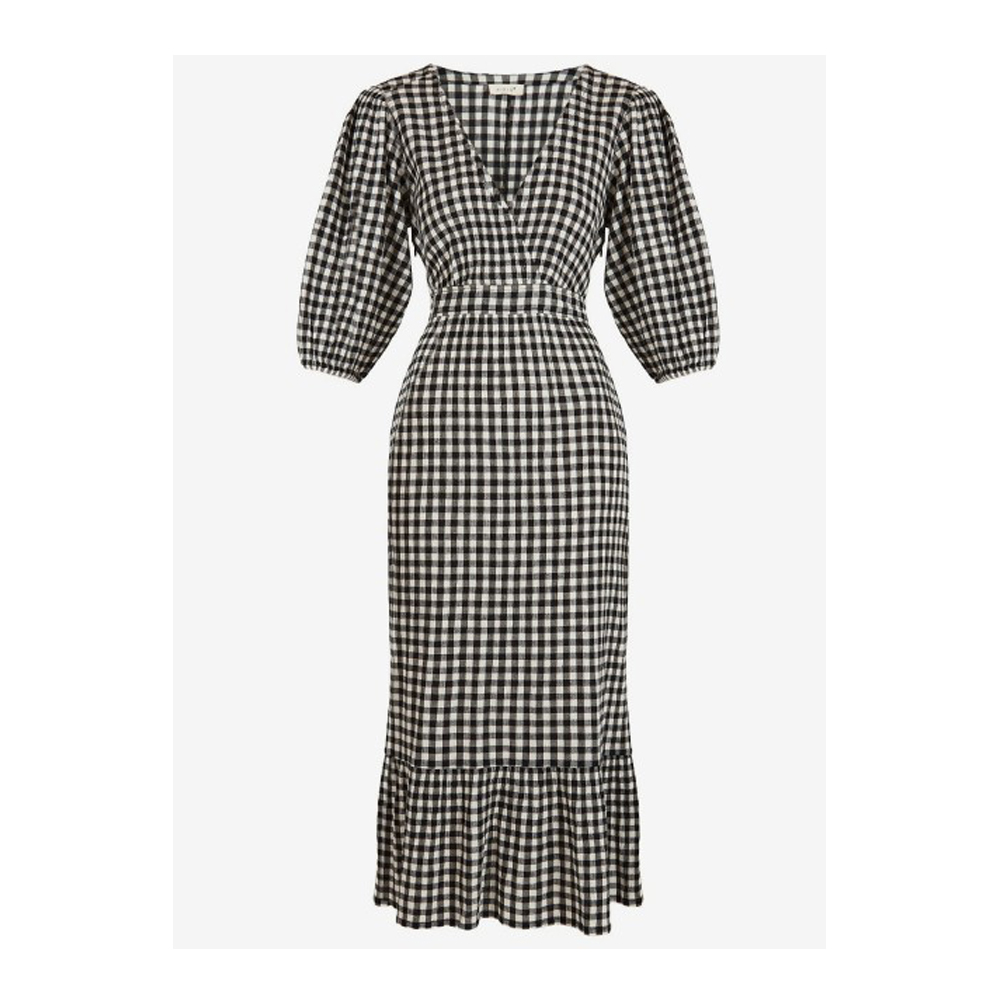 Gingham midi dress by Iris £165