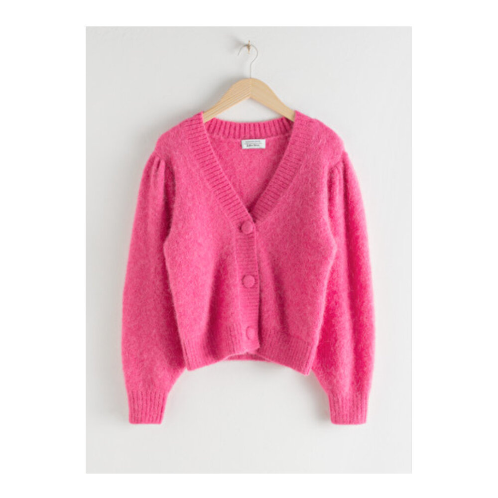 Puff sleeve crop cardigan by &amp; Other Stories £85