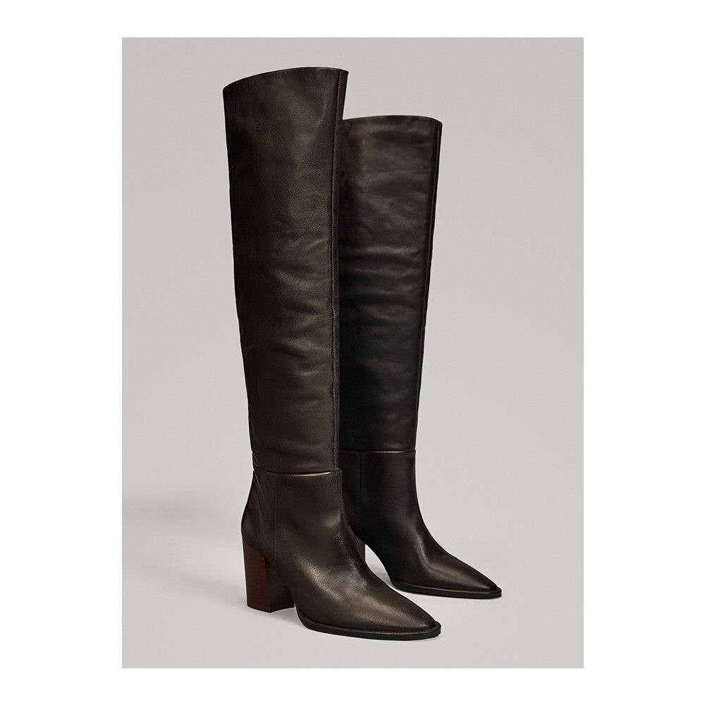 Leather boots by Massimo Dutti £179
