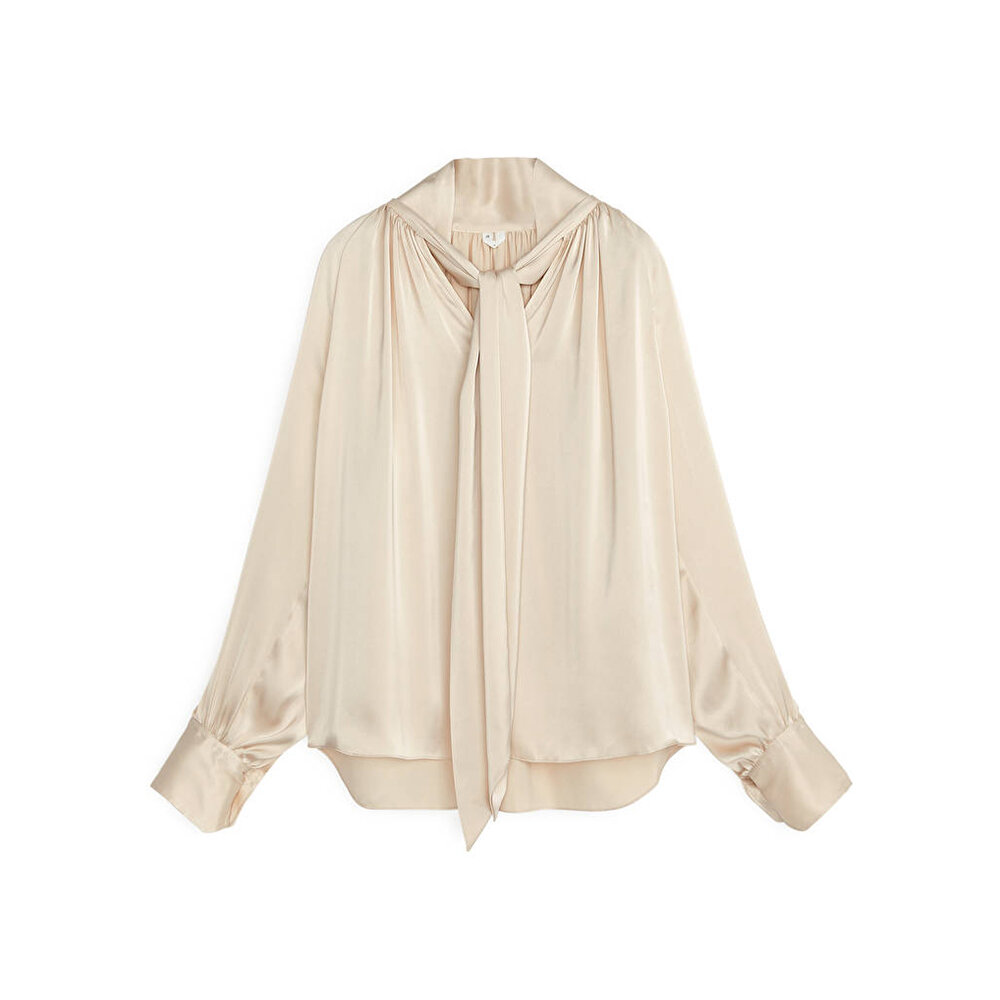 Satin blouse by Arket £59