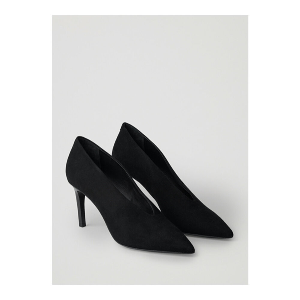 Pointed suede heels by COS £125