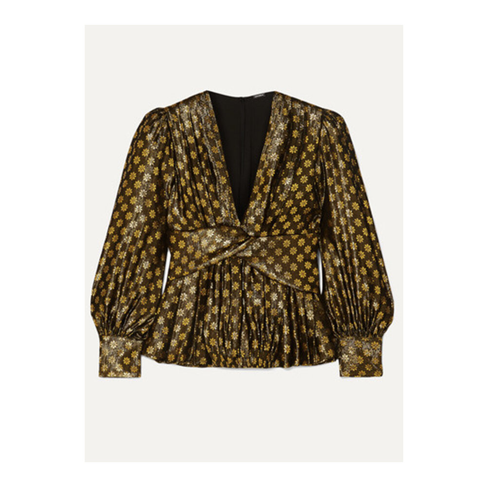 Metallic silk blend blouse by Net A Porter £460
