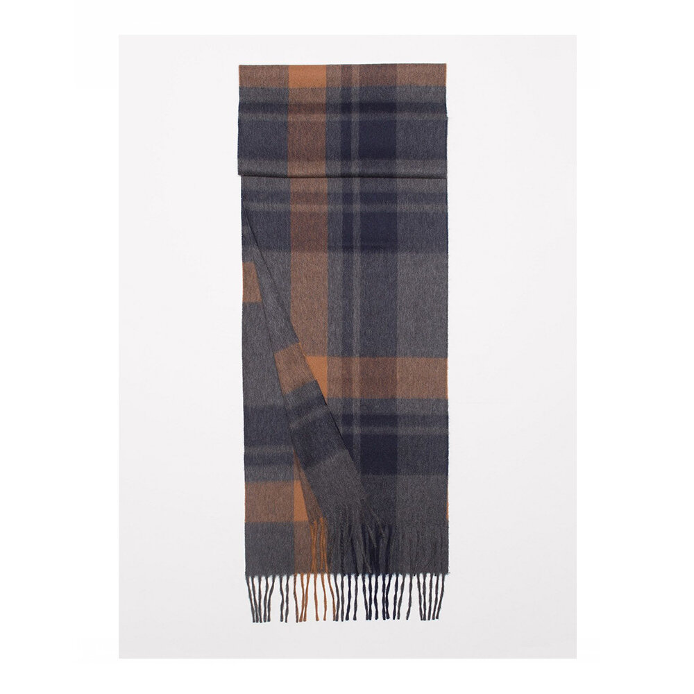 Lambswool angora scarf by Begg &amp; Co £98