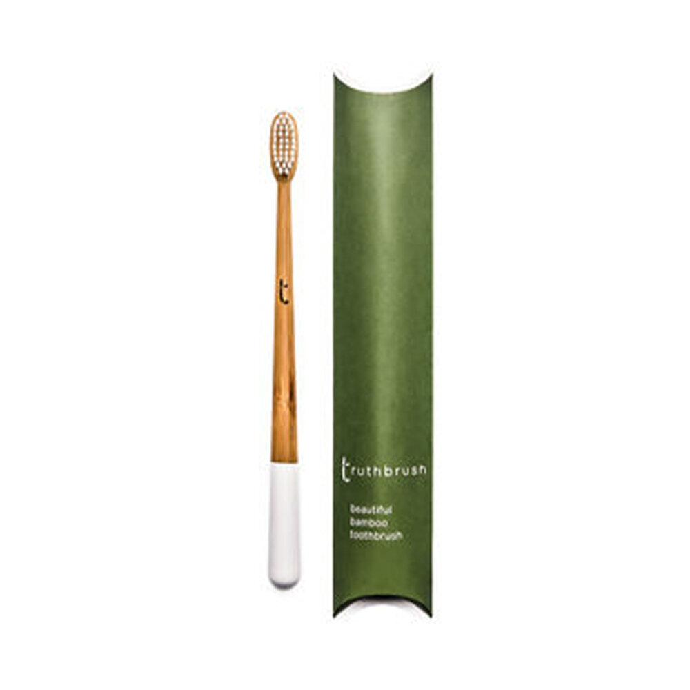 Plastic free bamboo toothbrush by Green Tulip £4.50