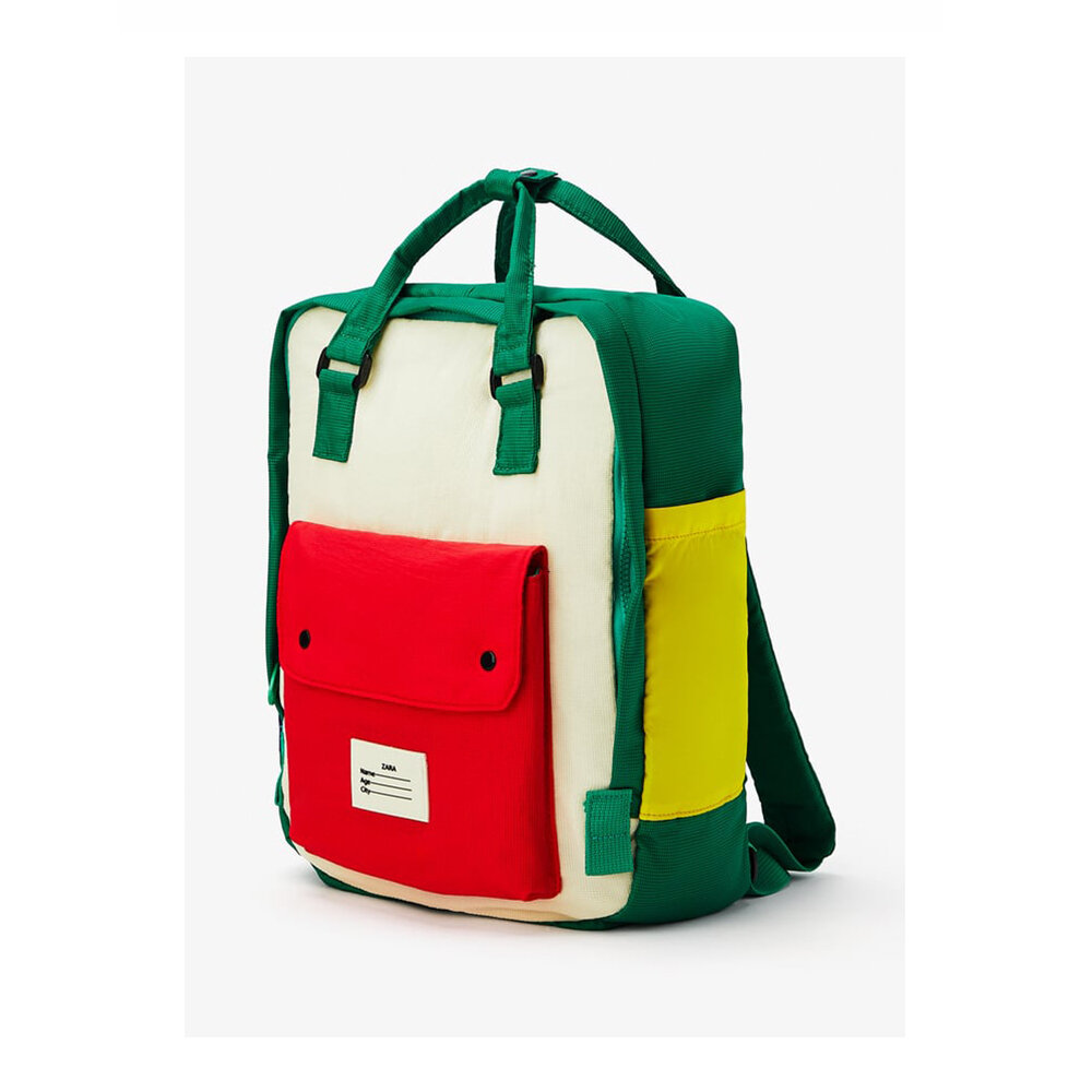 Colour block backpack by Zara £27.99