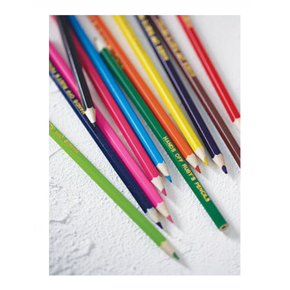Personalised colouring pencils by Not On The High Street £10.95