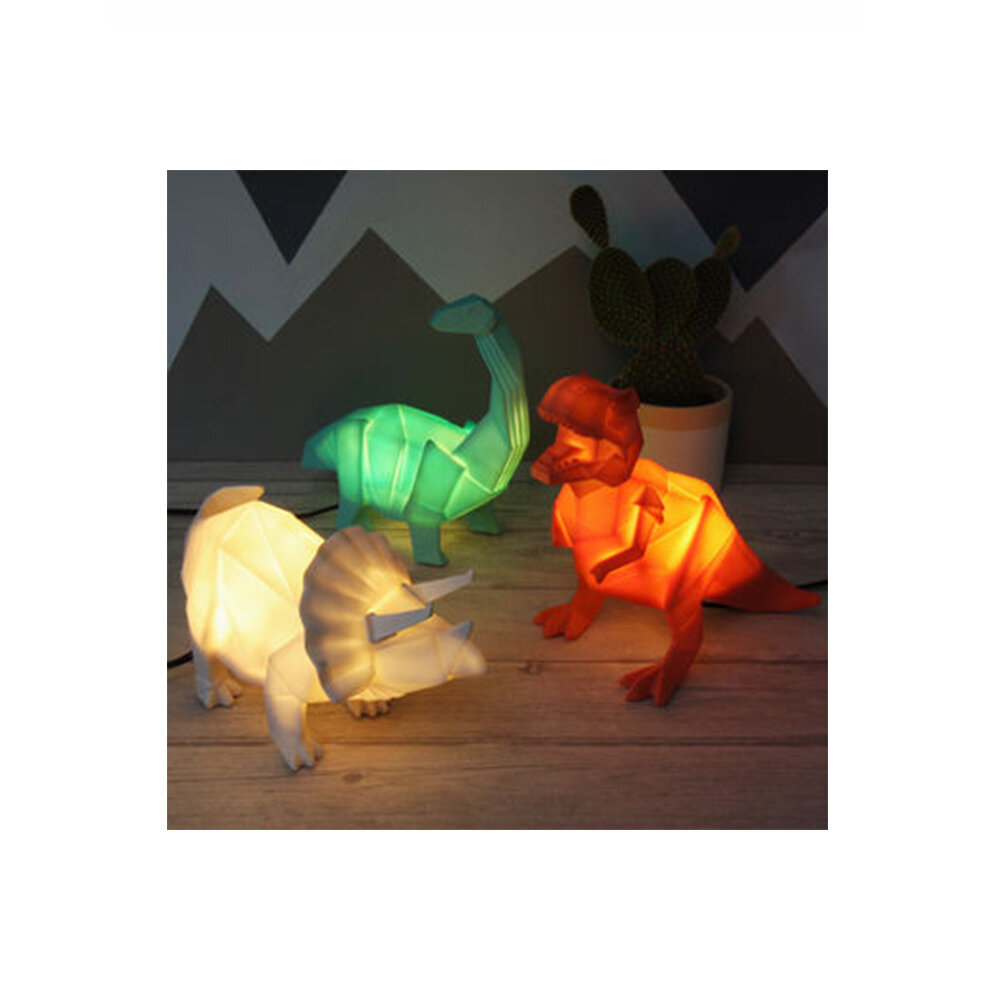 Origami dinosaur light by Lisa Angel £34