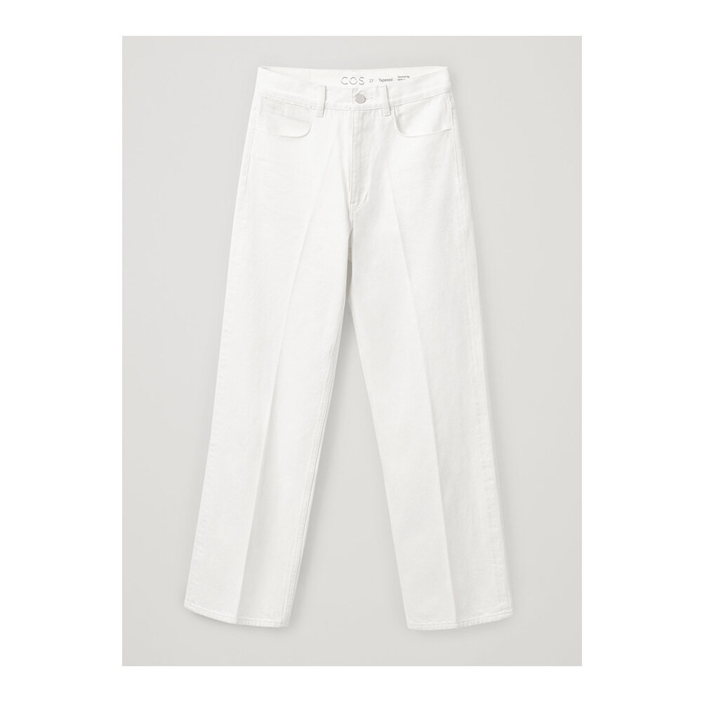 Cotton straight jeans by COS £69