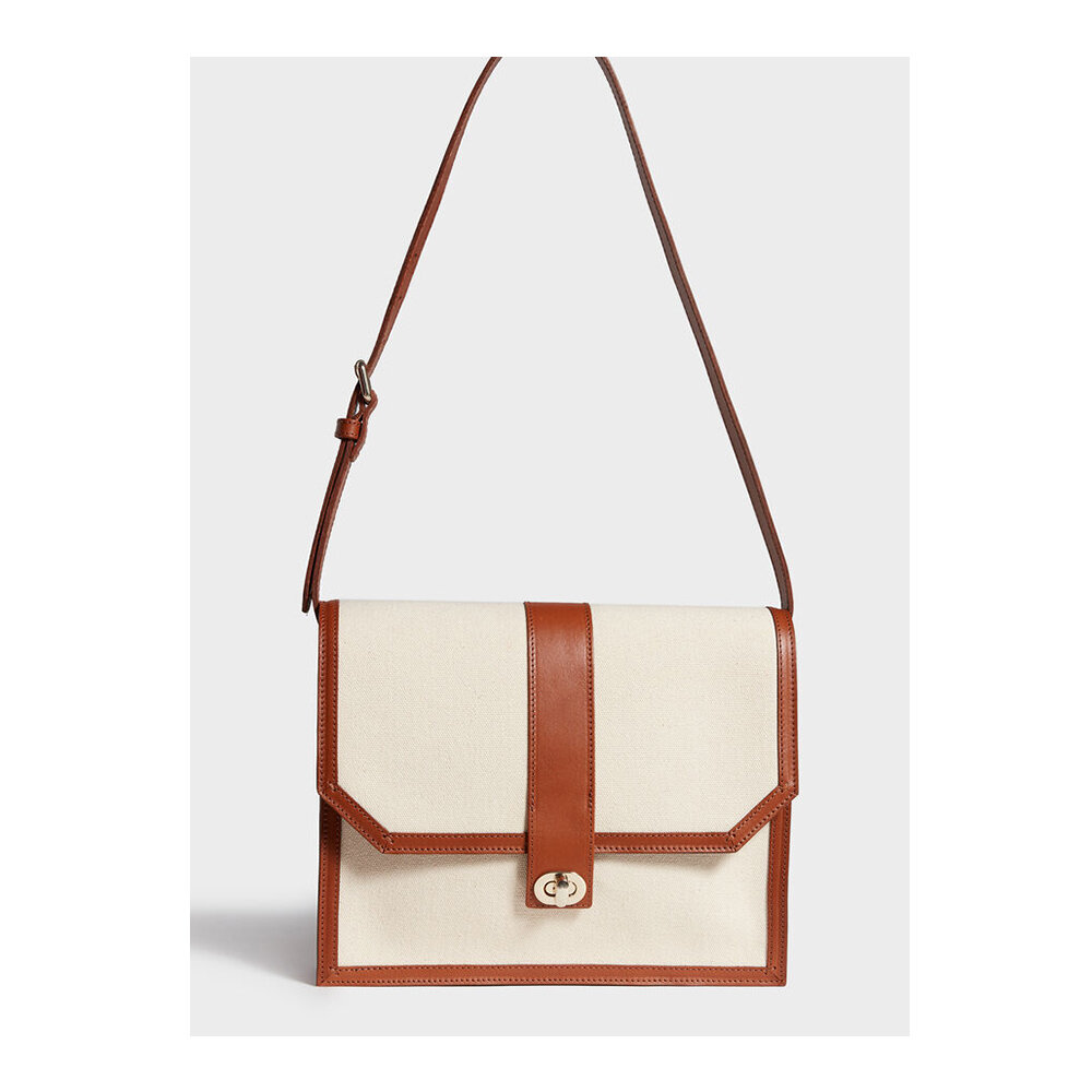 Canvas and leather bag by Comptoir des Cotonniers £145