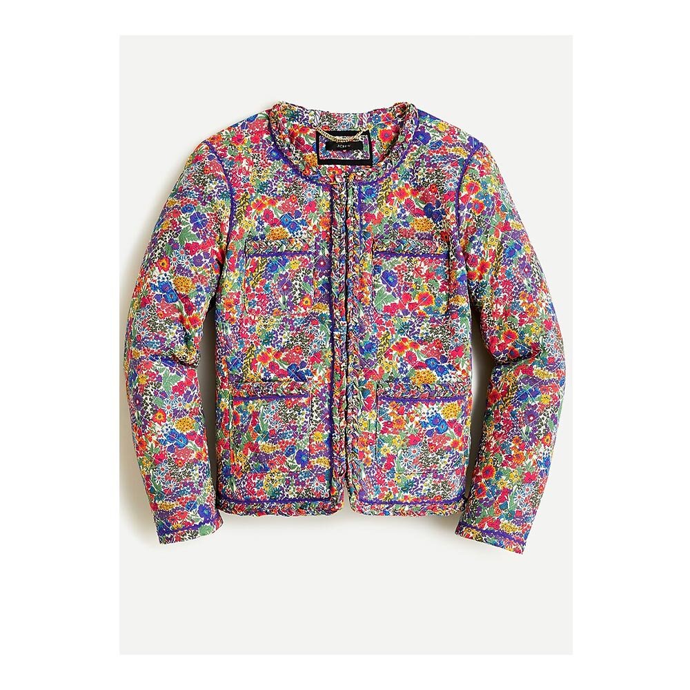 Liberty print quilted jacket by J.Crew £300