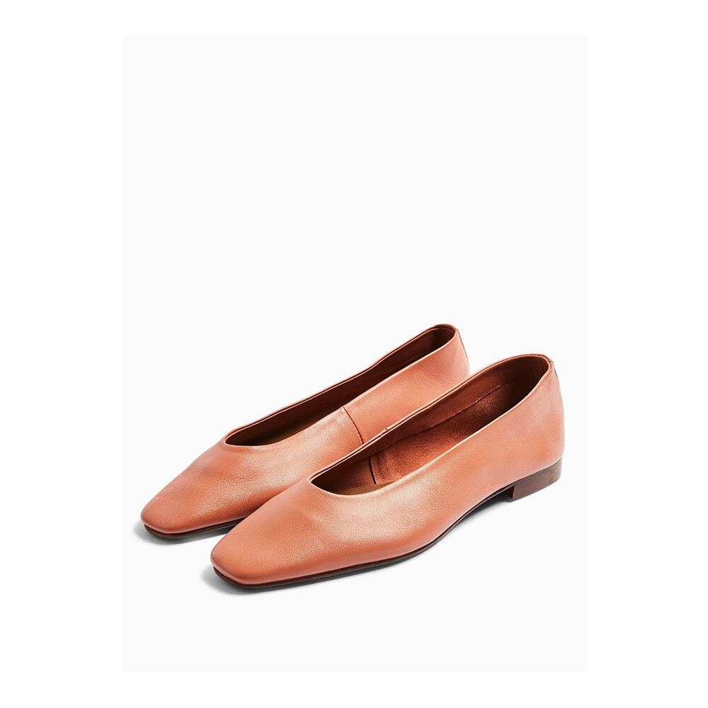 Leather ballet flats by Topshop £39