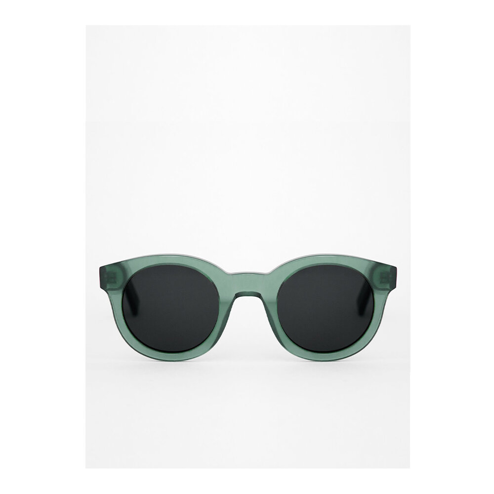 Clear green sunglasses by Monokel €125