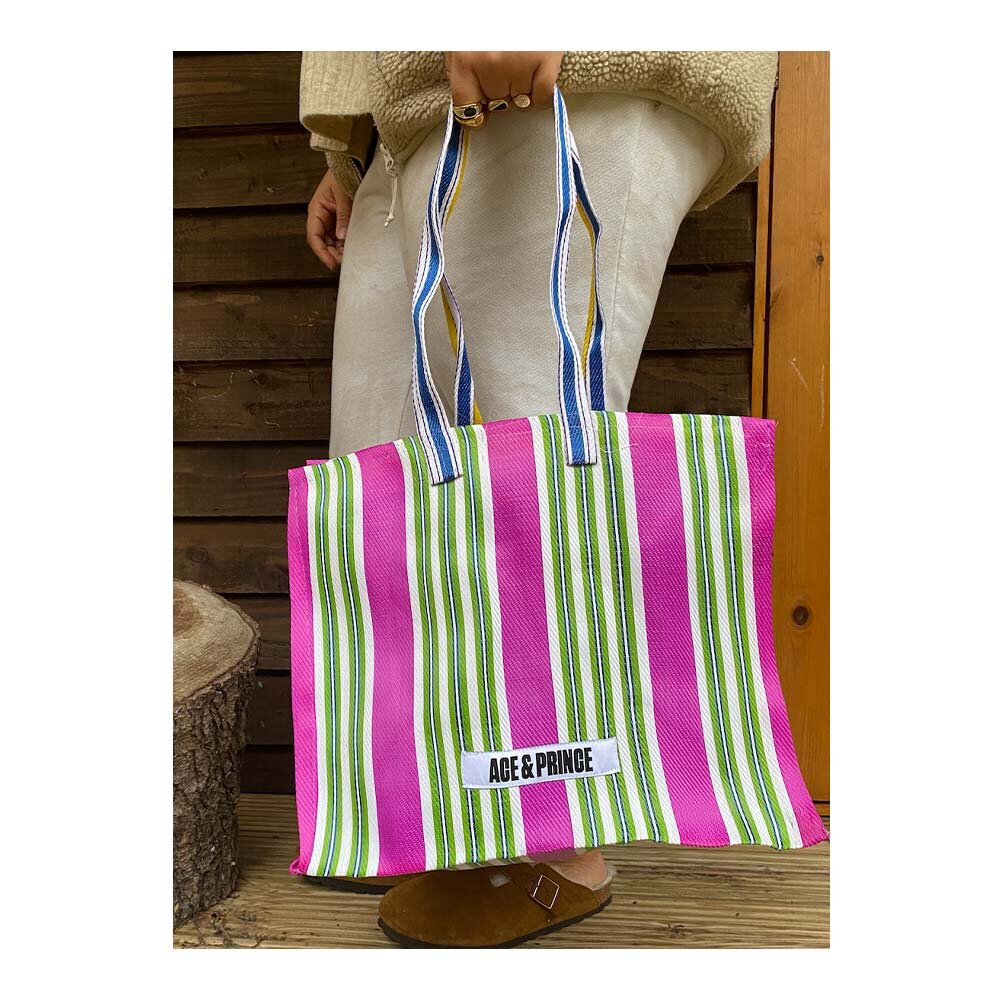 Recycled fabric tote bag by Ace &amp; Prince £34