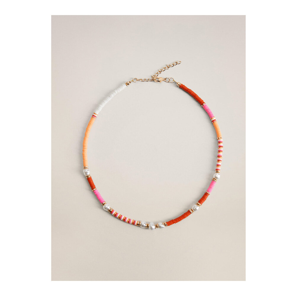 Mixed bead necklace by Mango £17.99