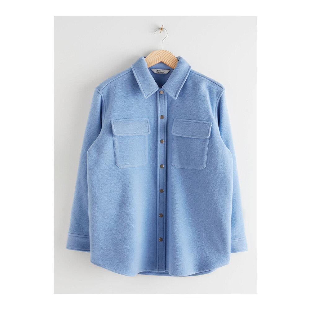 Wool blend workwear shirt by &amp; Other Stories £120