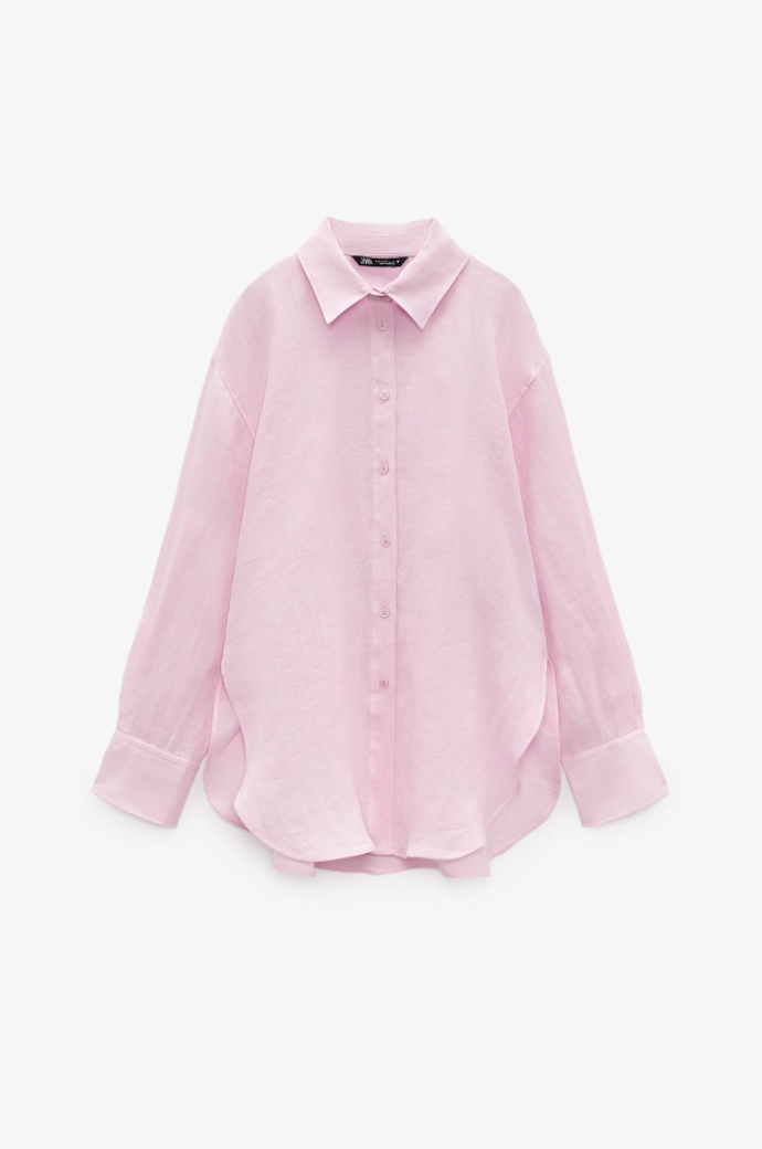 Linen shirt, £29.99, Zara