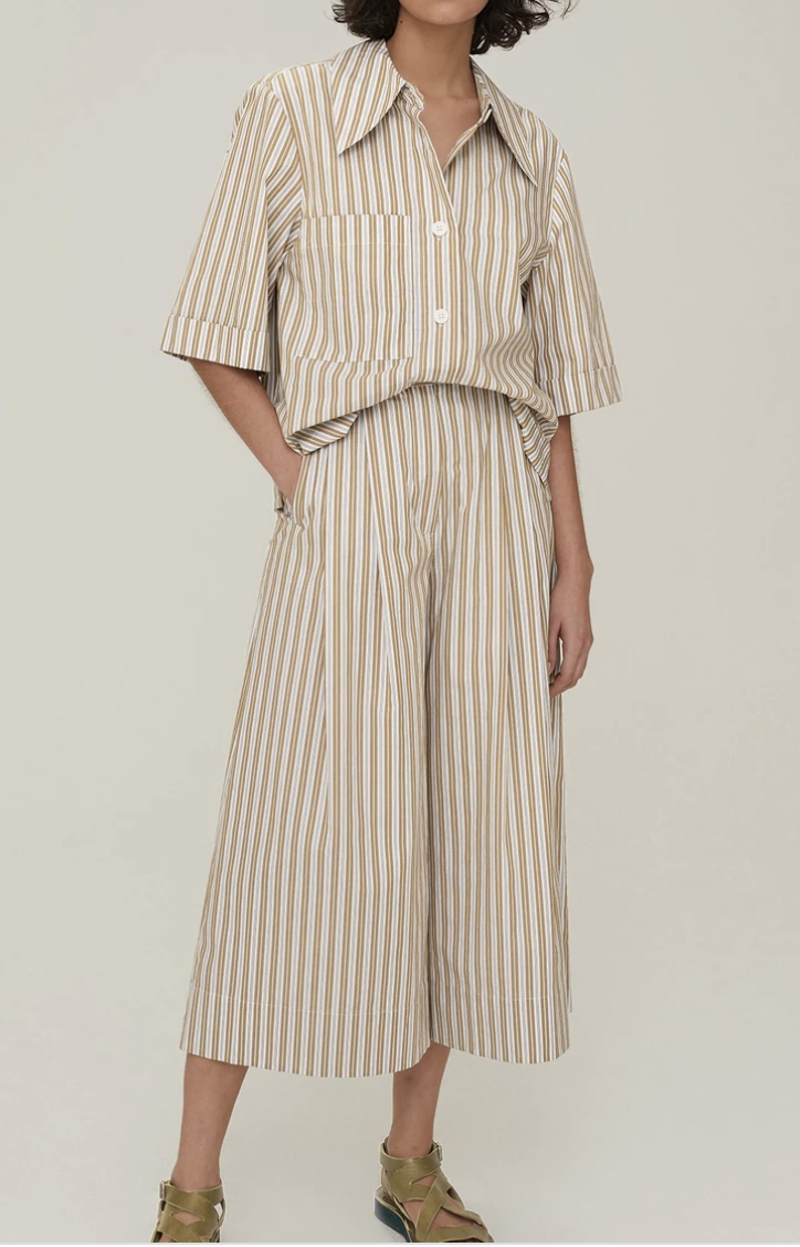 Striped culottes, £135, Toast