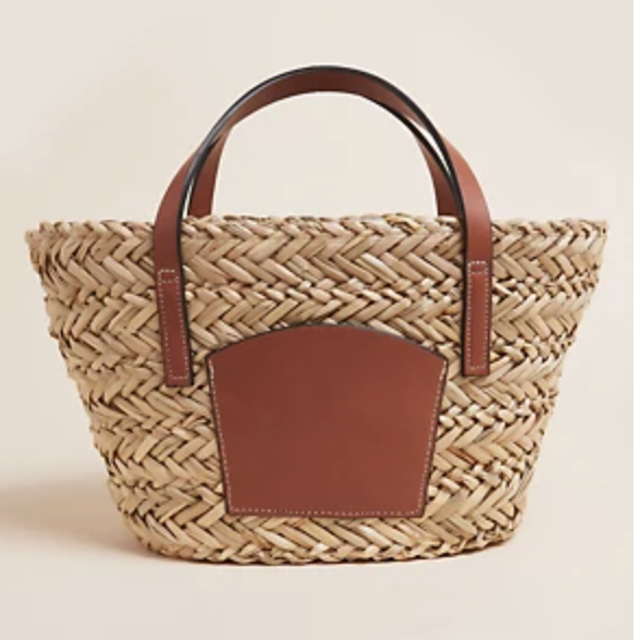 Straw tote bag, £39.50, Marks and Spencer