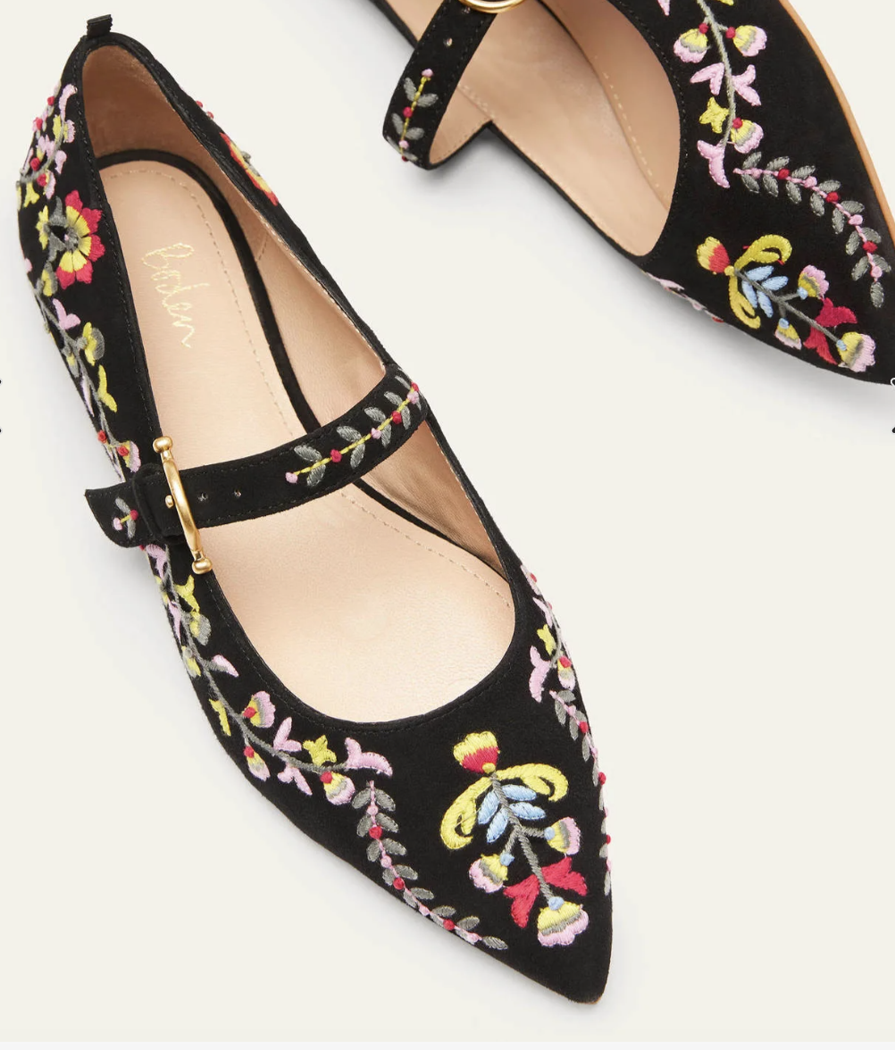 Mary Jane flats, £120, Boden