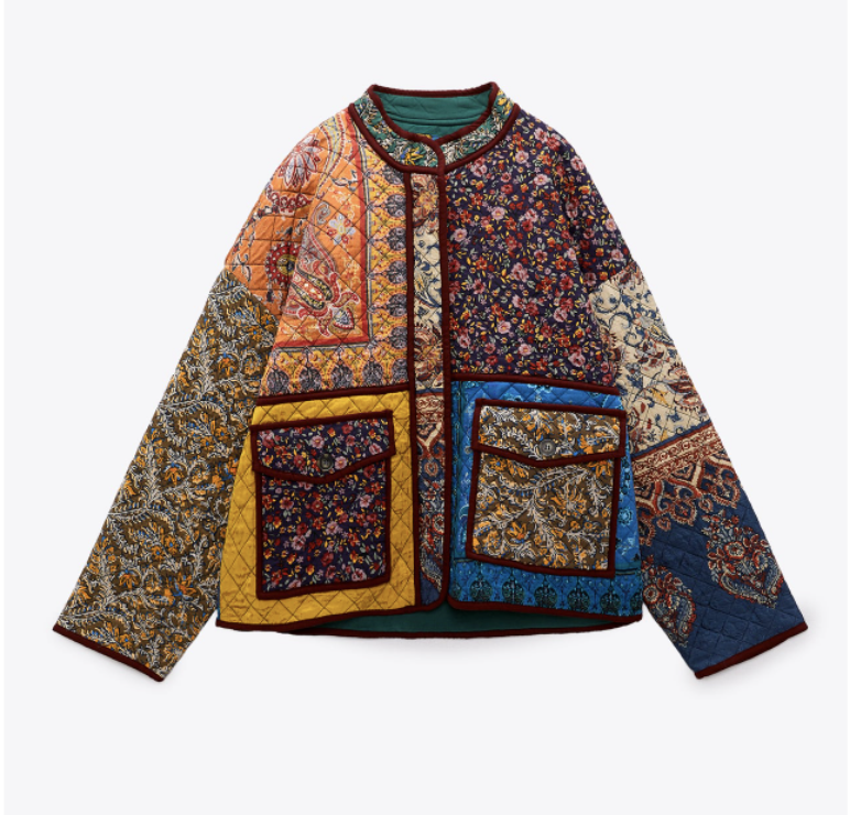 Quilted jacket, £79.99, Zara