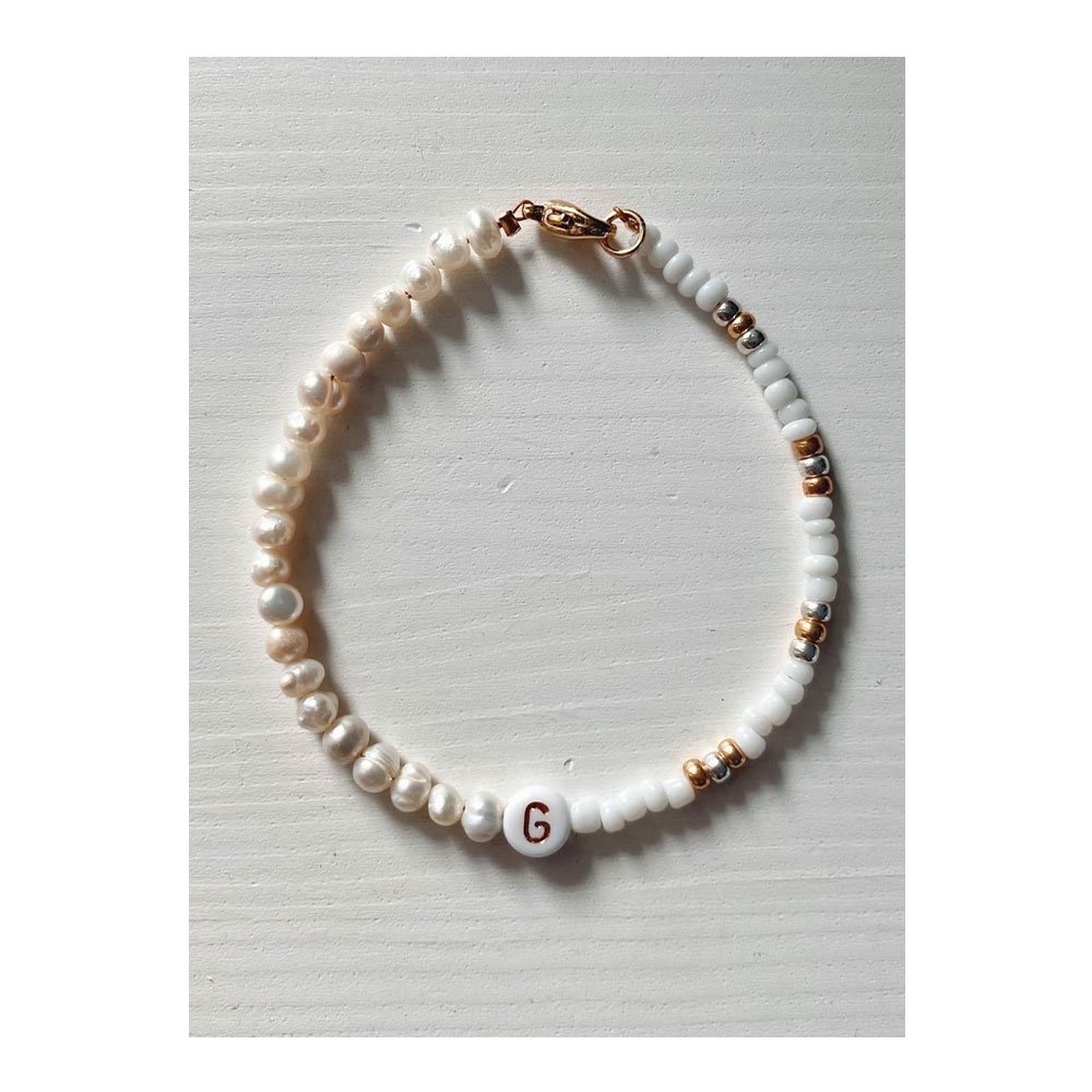 Initial bracelet £18, By Phoebe