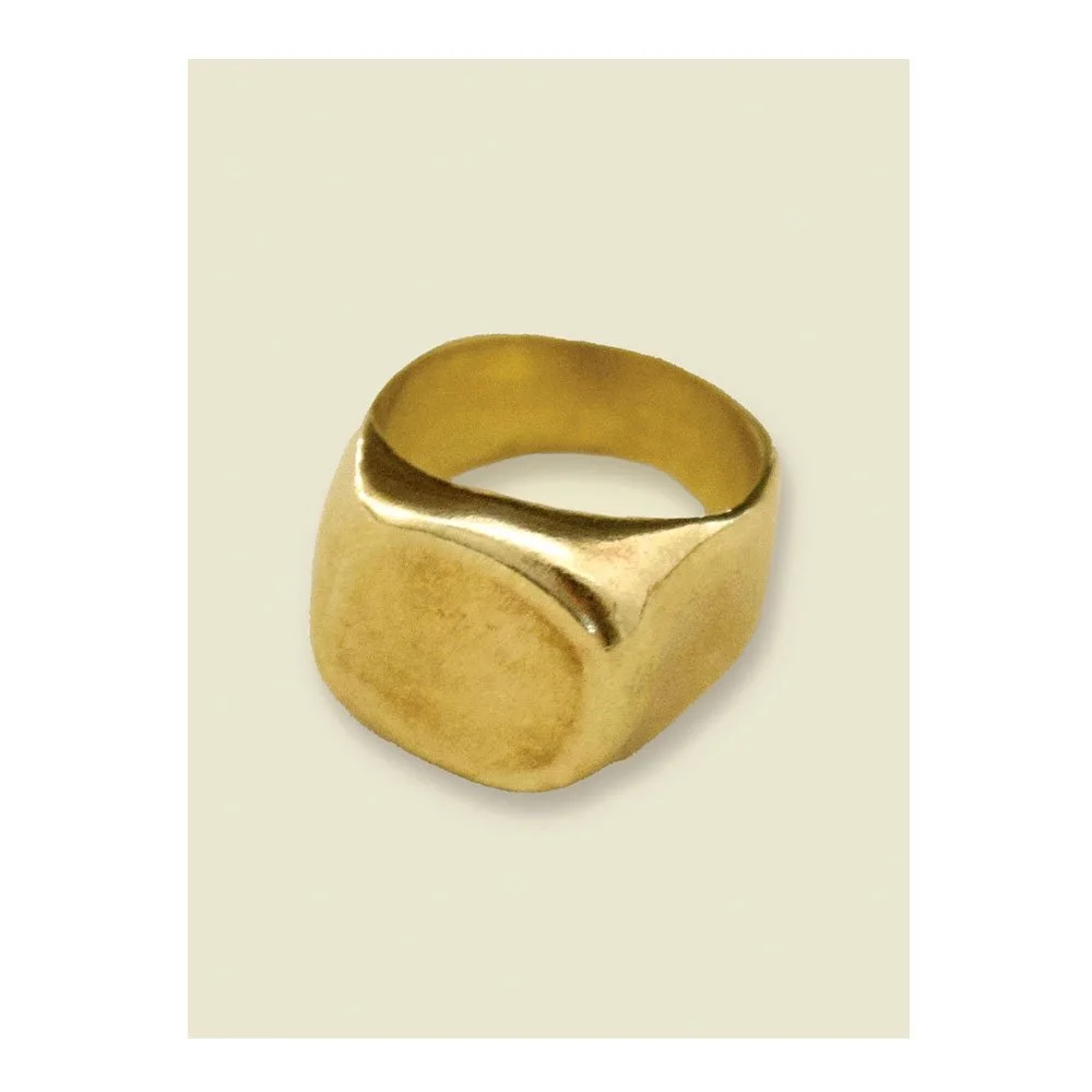 Gold signet ring by We Are Nodo, from £120