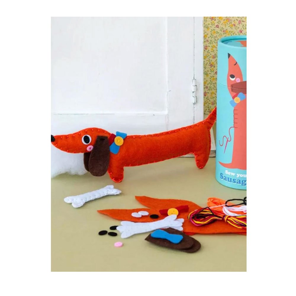 Sausage dog sewing kit from Etsy, £10.95