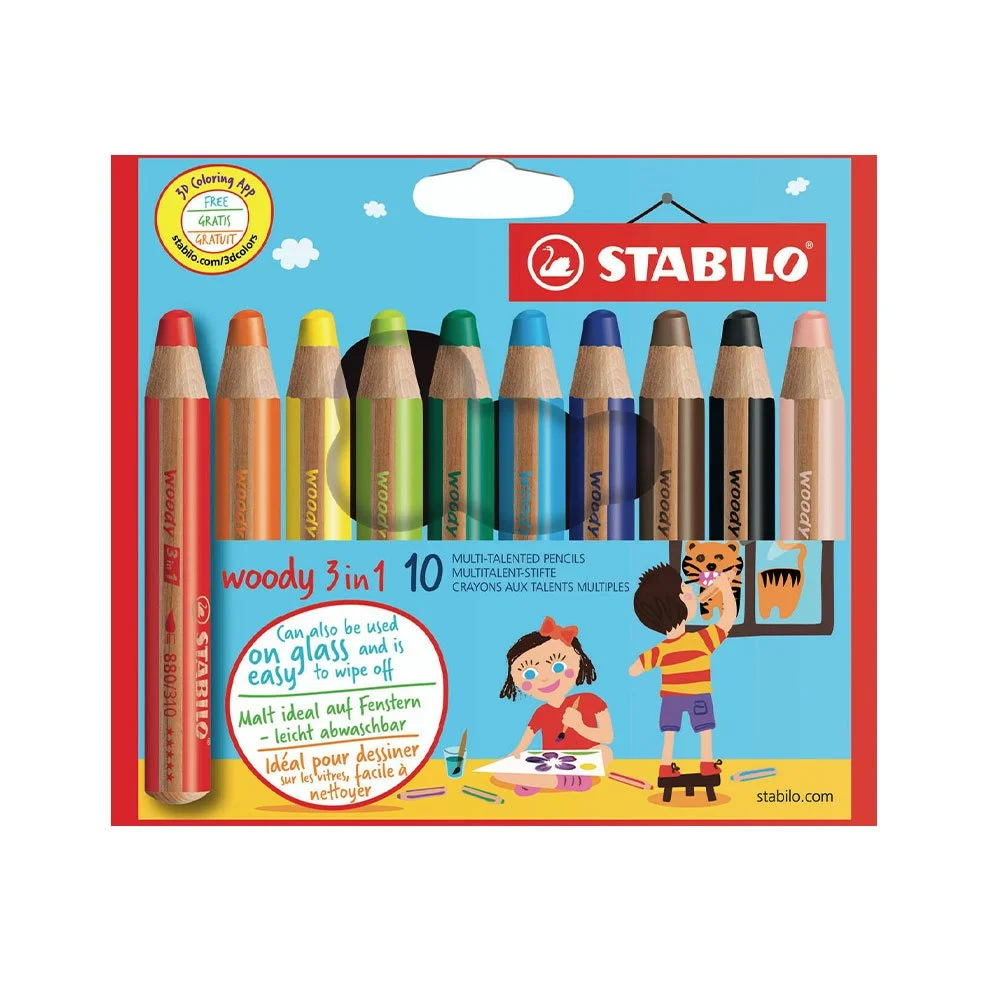 Woody crayons by Stabilo, £19.50