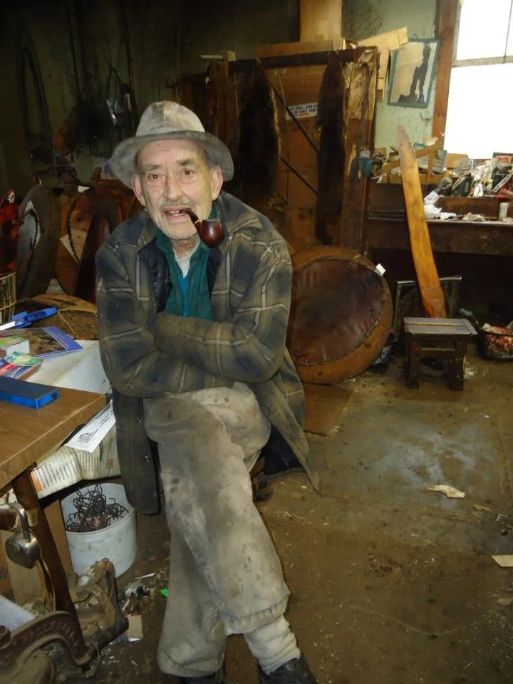 Harris Ilsley sits content with his pipe. (Photo | J. Leibrandt )